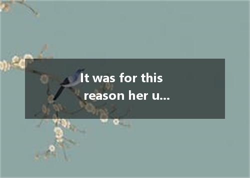 It was for this reason her uncle moved out of New York and settled down in a sma