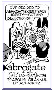 abrogate是什么意思