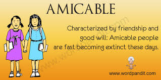 amicable是什么意思
