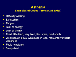 asthenia是什么意思