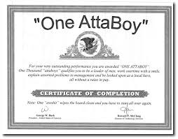 attaboy是什么意思
