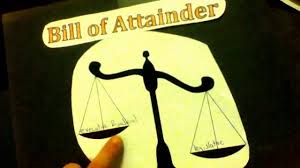 attainder是什么意思