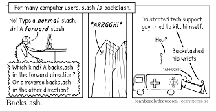 backslash是什么意思