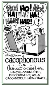cacophonous是什么意思