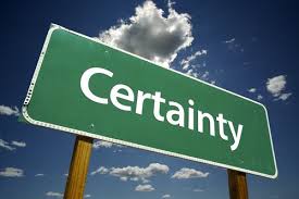certainty是什么意思