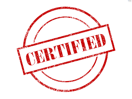 certification是什么意思