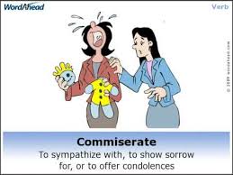 commiserate是什么意思