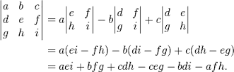 determinant是什么意思