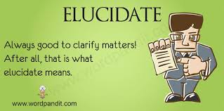 elucidate是什么意思