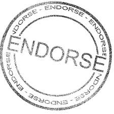endorse是什么意思