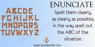 enunciate是什么意思