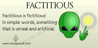 factitious是什么意思