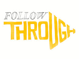 follow-through是什么意思