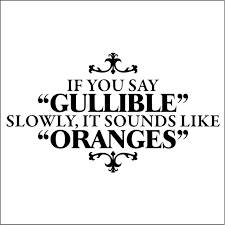 gullible是什么意思