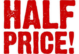 half-price是什么意思
