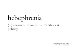 hebephrenia是什么意思