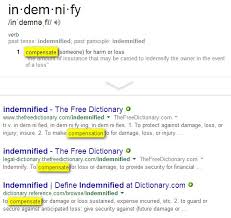 indemnify是什么意思