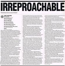 irreproachable是什么意思