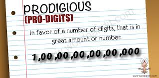 prodigiously是什么意思