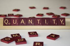 quantity是什么意思