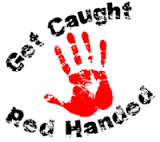 red-handed是什么意思