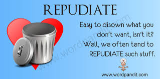 repudiate是什么意思