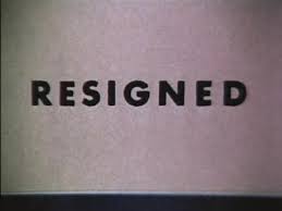 resigned是什么意思