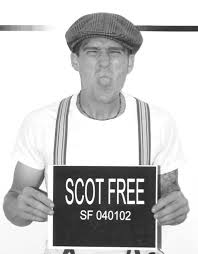 scot-free是什么意思