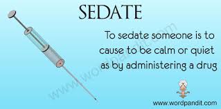 sedate是什么意思