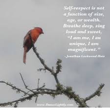 self-respecting是什么意思