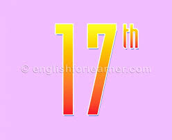 seventeenth是什么意思